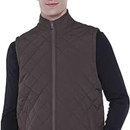 Men's Regular Fit Sleeveless Bomber Jacket - Stylish, Warm & Perfect for Winter Layering-image-25