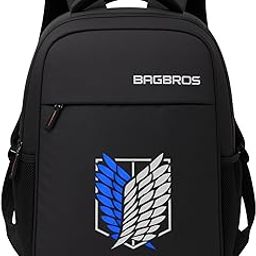 Anime Printed Backpack Laptop Bagpack | 30L Wings of Freedom Anime AOT Print Backpacks Multi-Storage Backpack, Laptop Bags, School Bags, College Bags-picture-23