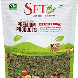 SFT Pumpkin Seeds, 500g, Rich in Protein, Dietary Fibre, Magnesium & Phosphorus, Raw & Unroasted Pumpkin Seeds, Source of Iron & Zinc, Handpicked Seeds, Resealable Pack-picture-15