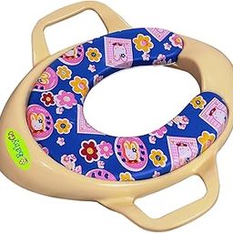 BabyGo Soft Cushion Durable Potty Trainer Comfortable Seat with Support Handles for kids (Ivory)-image-61