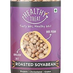 Healthy Treat Roasted Soyabean - Protein Rich 200 gm | Healthy Roasted Namkeen Snacks | Crunchy, Tasty & Delicious | Natural High Protein Snacks | Oil-Free, Non-fried Snack | Healthy Soya nuts-image-42