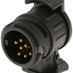 FASHIONMYDAY® 4x13 pin to 7 pin Twin Short Towing Caravan Socket Plug Adaptor Black | Parts & Accessories | Rv Trailer & Camper Parts | Towing Systems-picture-12