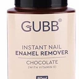 GUBB Nail Paint Remover Dip & Twist | Acetone Free | Removes nail-enamel instantly | contain vitamin E| Skin-friendly |Intensely moisturizes | Best For Natural Fingernail | Chocolate Aroma - 80ml-image-18