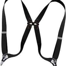 Men Women Suspenders Y Shaped Adjustable Elastic Straps Heavy Duty Back Belt Black | Clothing Shoes & Accessories | Mens Accessories | Suspenders Braces-image-77