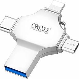 CROSS® 128 GB Pendrive for iPhone 14/14 pro / 14 pro max/13Mini/13/13 Pro/13 ProMax/12Mini/12/12Pro/12ProMax/11/11 Pro/11 Pro/XsMax/Xs/XR/X/8/7/Plus/6S/6/SE/5S/5C/Laptop/ipad/MacBook (128 GB)-13