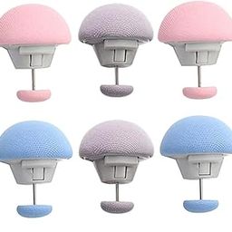 Duvet Clips Mushroom Duvet Cover Pins Cotton Quilt Fixer Duvet Fasteners Grippers Bed Quilt Clamps Sheet Quilt Holder Clips for Socks Curtains Quilt Cove Pack of 6-28