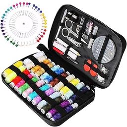 Style Keepers Sewing Kit [130/85/72] Pcs – All-in-One Portable Travel Organizer with Threads, Needles, Tools for Tailoring, DIY, Mending & Hand Sewing at Home or On-The-Go (130 Pcs)-image-5
