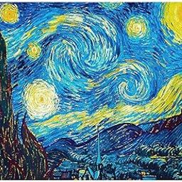 HASTHIP Diamond Painting Kit, 5D Diamond Painting Kit, The Starry Night By Master Van Gogh, Rhinestone Extremely Shiny Diamond Painting Art, Abstract Style Room Decoration (30Cm X 40Cm)-image-15