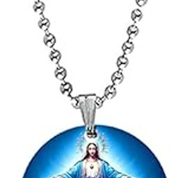 Mother Mary Love and Light Christmas Gifiting Pendant for Men and Women-image-76