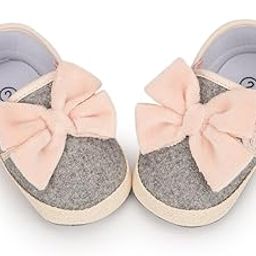 6 to 12 Months Baby Boys & Girls Canvas Shoes,Infant Non Slip Sole Slip-On Booties-BT4652-image-8