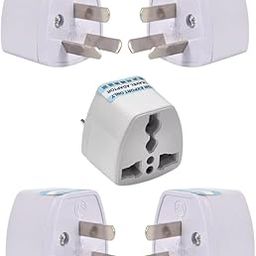 Hi-Plasst India to Australia Plug Converter | Pack of 5 Type-I (3-Pin) | for China, New Zealand, Argentina, Fiji Universal Socket | Australian Adapter for Phones, Laptops, Chargers-20