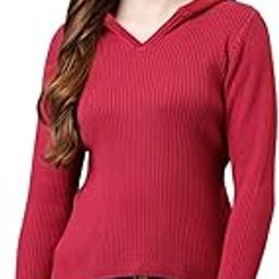 Women's Rose Full sleeve Pullover Sweater Top-picture-6