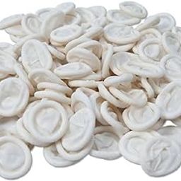 Anti-Static 4 Mil Thick ESD Safe Chlorinated Disposable Latex Reusable Protective Finger Cots Gloves (White), Set of 200 Pieces-17