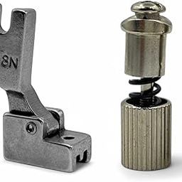 QUTEX S518N Invisible Zipper Presser Foot with Quick Change Adapter | High Shank Industrial Sewing Machine Foot | Hinged Zipper Foot Compatible with Jack, Juki & Other Machines-11