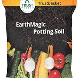 TrustBasket Potting Soil 5KG - 100% Natural, Organic Soil for Plants Home Garden, Super Fertile Potting Soil Mix for Plants, High Water Retention, Anti-Fungal Garden Soil for Plants, Potting Mix-image-83