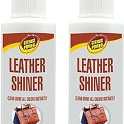 CITRUS POWER® Leather Shiner The Best Leather Shiner for Vinyl and Leather Apparel | Furniture | Auto Interior | Shoes and Accessories 100ml Pack of 2-image-49