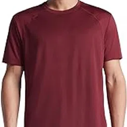 jockey MV15 Men's Microfiber Fabric Round Neck Half Sleeve T-Shirt with Breathable Mesh_Tawny Port_XL-picture-33