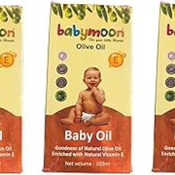 oliveoil baby moon for youe little hearts all skin type 100 ml pack of 3-image-13