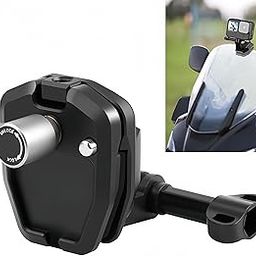 Motorcycle Bicycle Windshield Clip Mount for GoPro Hero13 12 11 10 9 8/ DJI Osmo Action 4 Pocket 3 2 1/ Insta360 X4 X3 ONE X2 Ace Pro and Other Action Cameras Motorcycle Windshield Mounting-[Bracket]-image-35
