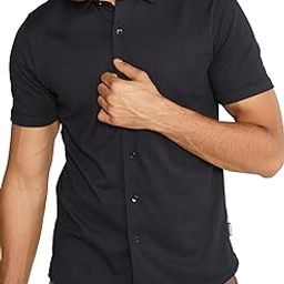 Men's Solid Regular Fit Button Down Shirt-image-34