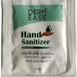 DERM EASE Pack of 200 Hand Sanitizer Sachet Each 2ml-image-42