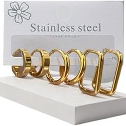 Gold-Plated Hoop Earrings Combo for Women & Girls – Lightweight & Stylish Fashion Jewellery for Daily Use and Special Occasions-image-80