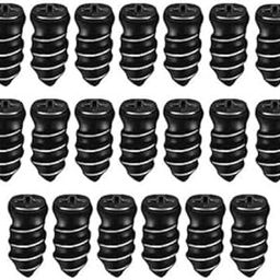 Tinkpin (20 Pc's) Tire Repair Rubber Nail Car Tire Repair Nails Tire Repair Rubber Screws Fast Tire Repair Tool for Car Motorcycle Tire Puncture Repair, Black-27