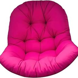 UJEAVETTE Swing Chair Cushion Hammock Chair Seat Pad for Balcony Indoor Outdoor Patio Rose Red-image-92