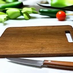 Acacia Wooden Chopping Board, Wood Chopping Cutting Board for Kitchen Vegetables, Fruits & Cheese, (Acacia Wood)-image-81