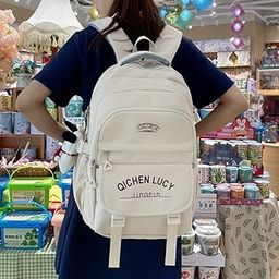 Generic Large-Capacity School Backpack Unisex Nylon Campus Bag for Students-38