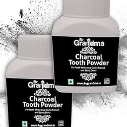 ByGrandma Activated Bamboo Charcoal Teeth Whitening Powder - Fluoride Free & Great for Sensitive Teeth - Remove Bad Breath or Gum - Natural Vegan Bamboo Charcoal Teeth Whitener & Made In INDIA - 80g-21