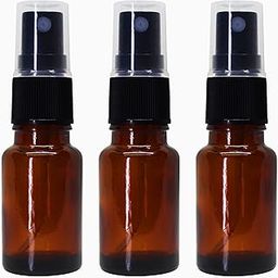 nsb herbals 10 ml Refillable Amber Fine Mist Spray Glass Bottles with Leak Proof Spray Pump for Multipurpose uses for DIY Perfume, Essential Oils, Blends, Aromatic Water, Beauty Products (3)-3