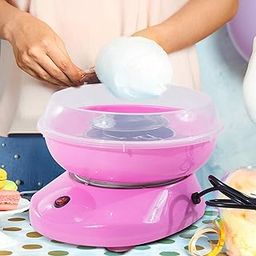 Zorzel Cotton Candy Maker Automatic Electric Fancy Mini Cotton Candy Machine Portable Electric Sweet Cotton Candy Maker Candy Sugar Machine for Children Girl boy Gift (Multicolour) 1 Pcs-image-60