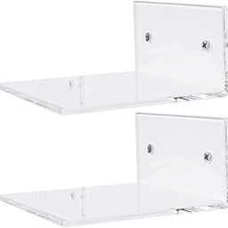 VINTORKY 2pcs Wall Rack Acrylic Soap Dispenser Multi-function Hanging Shelf for Bathroom Office-image-44
