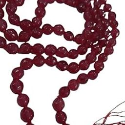 Wonderful & Genuine Ruby Stone Original Mala माणिक्य रत्न ओरिजिनल रूबी माणिक स्टोन रूबी की माला Manikya Ratna IGL Lab Tested Precious Yaqoot Pathar 108 Beads Healing Mala For Japa Mantra-31