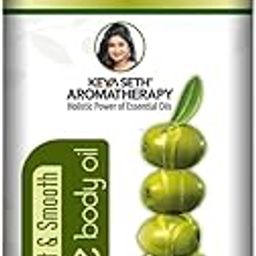 Keya Seth Aromatherapy Soft and Smooth Fairness Body Oil Nourishing Skin Treatment with Pure Olive, Sandalwood, Almond and Saffron 400ml-35