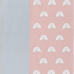 Baby Diaper Changing Pad Portable Changing Mat Travel Changing Pad Liner for Baby and Small Toddler(Gray&Rainbow)-image-87