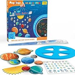 Imagimake Mapology Solar System Mobile - DIY Hanging Craft Kit - Learning Aid & Educational Toy - for Kids Age 5 and Above- Multicolor-17