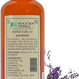 ROCKSIDE Herbal Patchouli Bath Oil for Natural Skin, Moisturizing & Nourishing Shower Oil for Body (Pack Of 1, 210ML)-image-2