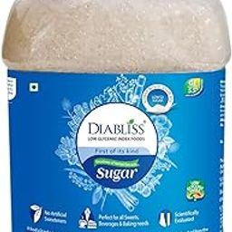 Diabliss Herbal Cane Sugar | No Chemicals or Artificial Sweeteners | Low Glycemic Index (GI) | Clinically Tested | Suitable for Low-GI Diets | 1Kg Jar | Alternative to Chemical Sweeteners-image-52