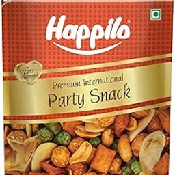 Happilo Party Snack 160g, Peanuts, Green Peas, Broad Beans, Crunchy and Flavorful, On-the-Go Snack-image-62