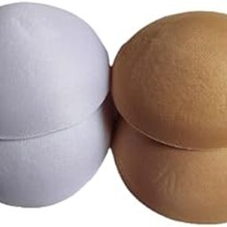 Women Cotton Round Shape Bra Cup Pad 2 Pair (Combo)-48
