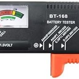 Black Olive Battery Tester Universal Battery Checker For Aa Aaa C D 9V 1.5V Button Cell Batteries (Model: Bt|168), Battery Powered, Black-1