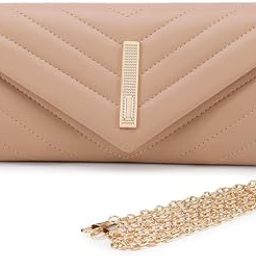 Women's Framed Foldover Clutch | Detachable Chain Sling Strap | Ladies Purse Wallet-image-72