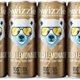Swizzle Desi Lemonade | Shikanji | | 100% Natural Refreshing Drink | Premium Carbonated Beverage | 250ml (Pack of 6) Can | Authentic Indian Flavor | Sip or Mix Cocktail-image-91