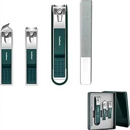 Nail Cutter Set - Adult and Oblique Toe Nail Clippers, Unisex, Including Exquisite Splash-Proof Boxes-45