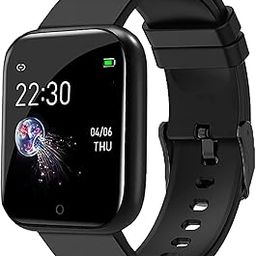 M 1 Fitness Band for Men Smart Band ID116 Fitness Band Tracker Watch with Activity Tracker Functions Like Steps Counter, Calorie Counter, Color Display 1.3 inches(Black)-image-20