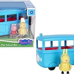 PEPPA PIG Peppa's School Bus Playset with Sound Effects, Includes 2 Figures, Preschool Toy for Girls and Boys 3 Years and Up, Birthday Gift Toys for Kids-29