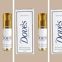 Dove's Original French Roll On Perfume, Alcohol-Free, 6 ml, Gold Cap pack of 3-picture-31