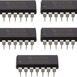 INVENTO 5Pcs SN74HC08N 7408 IC AND Gate Logic Gate, 74HC08, 2 Input, 5.2 mA, 2 V to 6 V, DIP-14-image-19